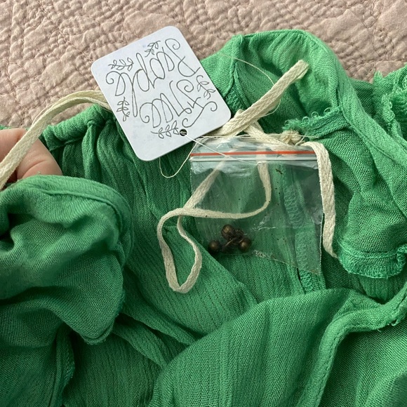 Free People Sunlit Green Backless Halter Dress - Picture 10 of 11